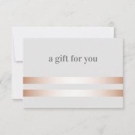 Argentée | Carte cadeau Rose Gold Elegant