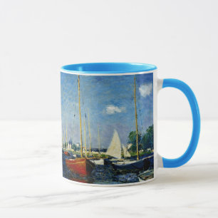 Argenteuil, feine Kunstmalerei von Claude Monet Tasse