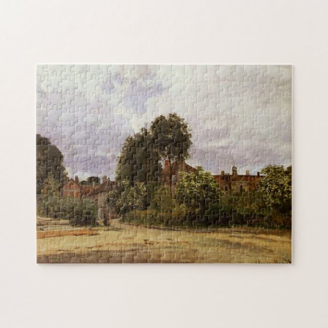 Argenteuil Hospice Monet Rodelbahn mit Aussicht (Horizontal)