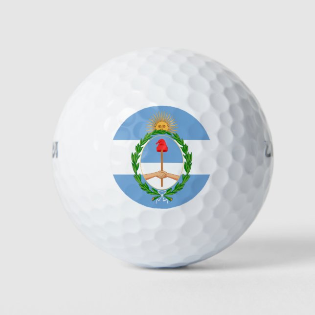 Argentina-Emblem Golfball (Vorderseite)