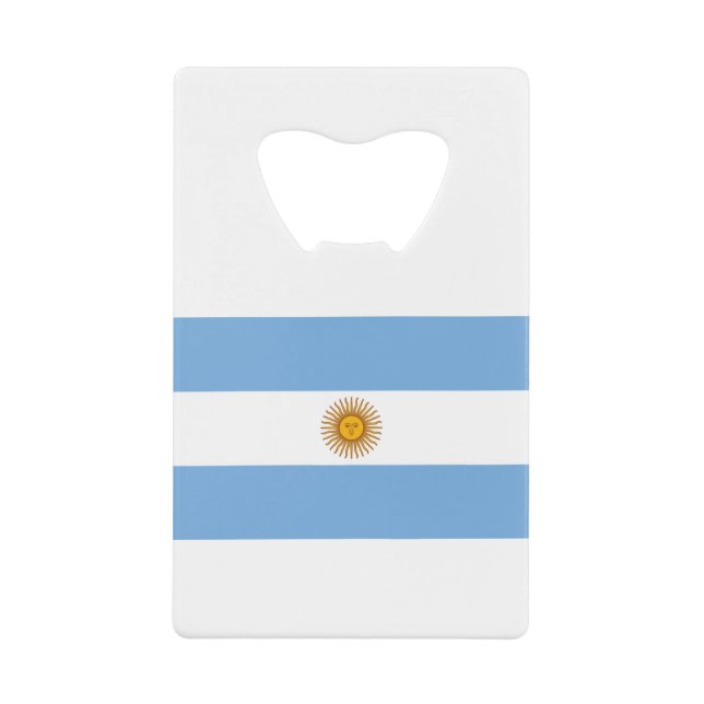 Argentina Flag Geldbeutel Flaschenöffner (Vorderseite)