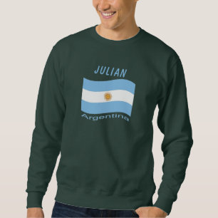 Argentina Flag Hoodie