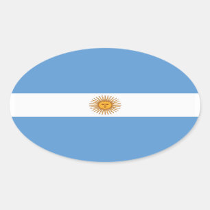 ARGENTINA OVALER AUFKLEBER