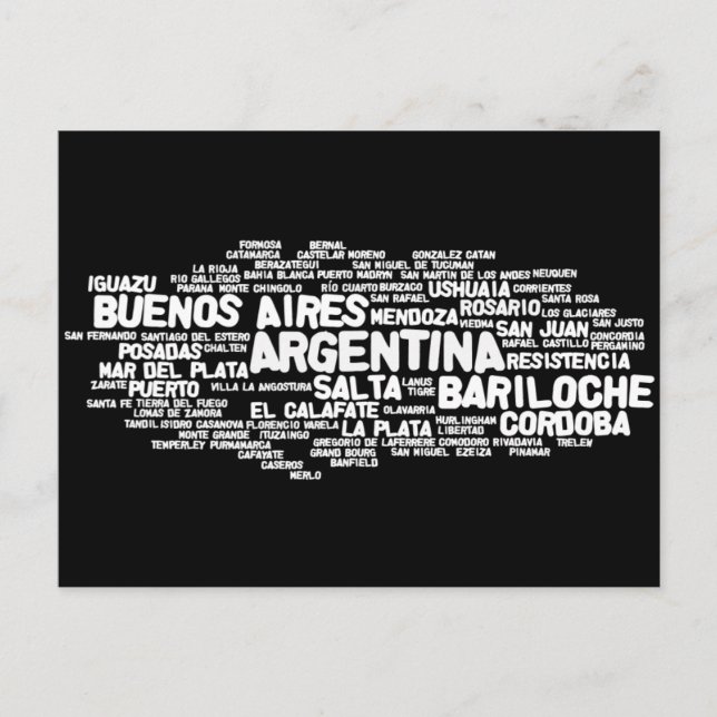 ARGENTINA Postkarte (Vorderseite)