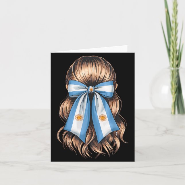 Argentina Pride Argentinian Flag  Karte (Vorderseite)