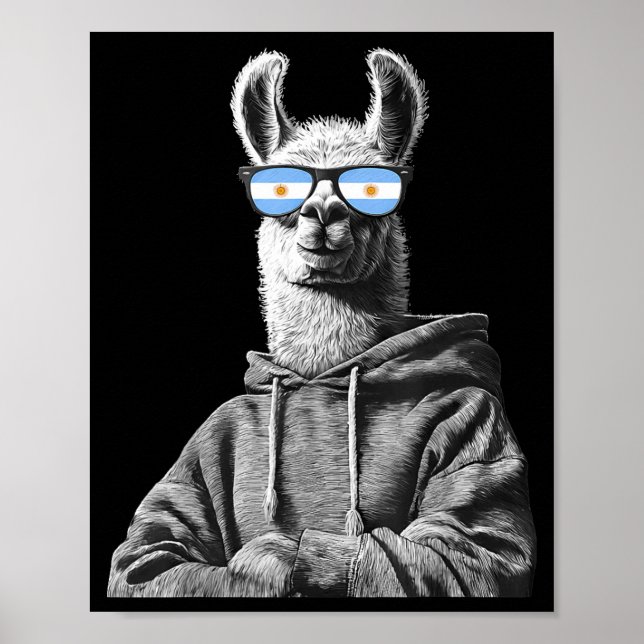 Argentina Pride Argentinian Flag  Poster (Vorne)