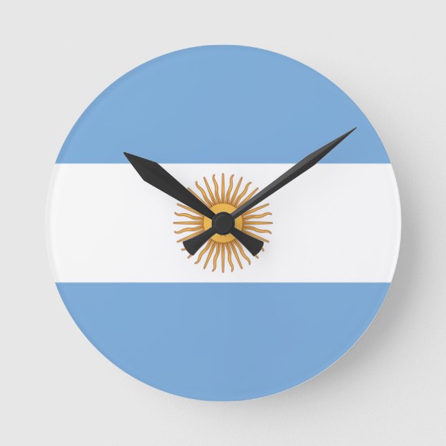Argentina Runde Wanduhr (Vorderseite)