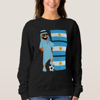 Argentina Sheik Argentina Flag Soccer Sweatshirt
