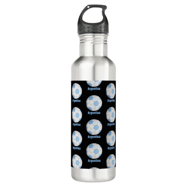 Argentina soccer  edelstahlflasche (Vorderseite)
