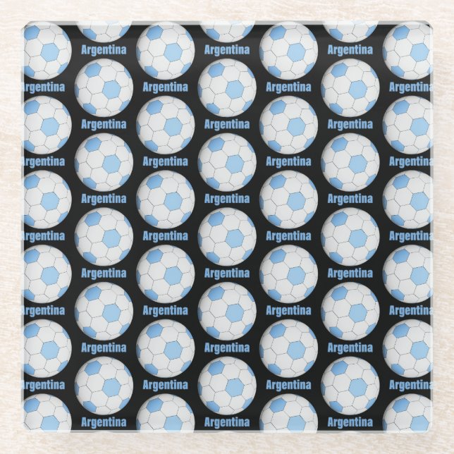 Argentina soccer  glasuntersetzer (Vorderseite)