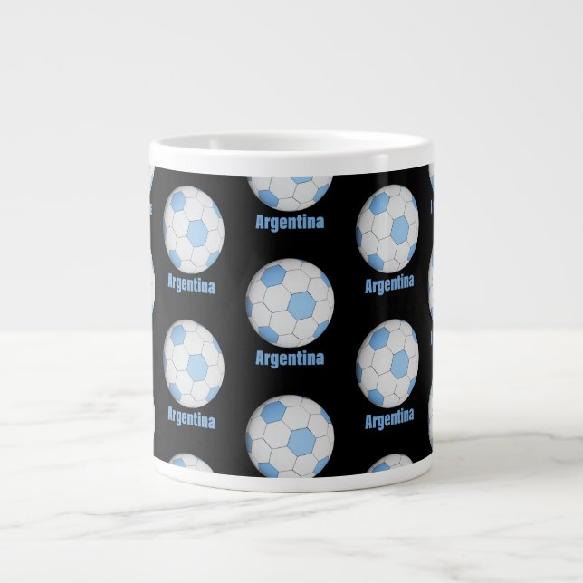 Argentina soccer  Jumbo-Tasse (Vorderseite)