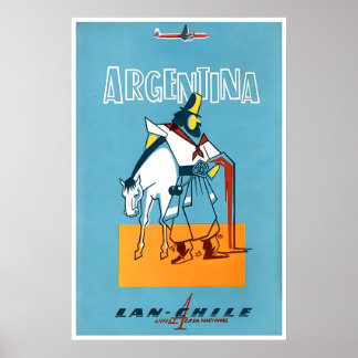 Argentina Wall Art Print Buenos Aires Travel Poster