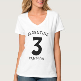 ARGENTINA WIN CAMPEÓN CUSTOMIZE PERSONALISIERTE T- T-Shirt