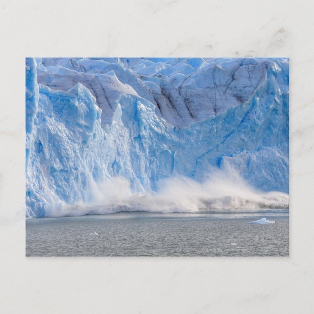 Argentine - Carte postale Glacial Ice avalanche (Devant)