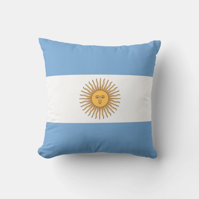 Argentine Drapeau américain MoJo Coussin (Recto)