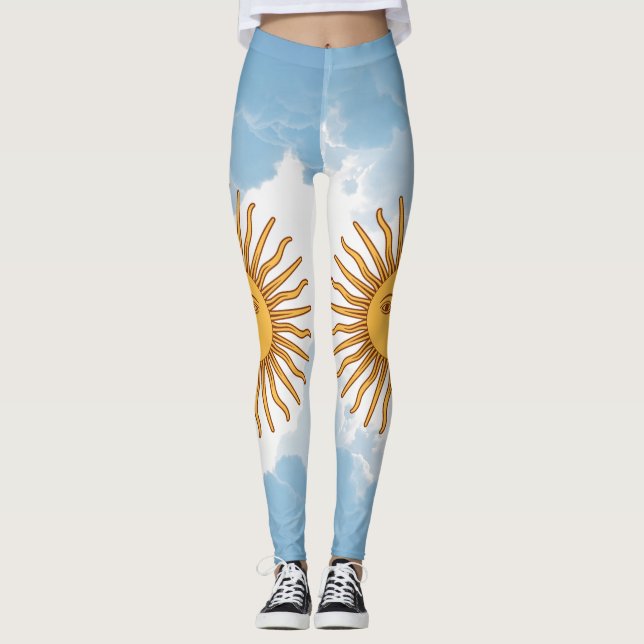 Argentine Drapeau tongs Leggings (Devant)