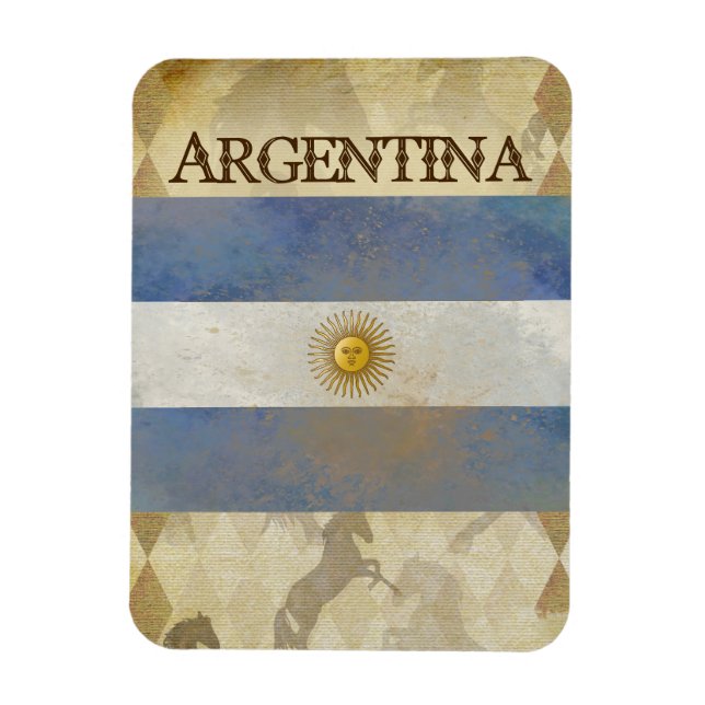 Argentine Magnet souvenir (Vertical)