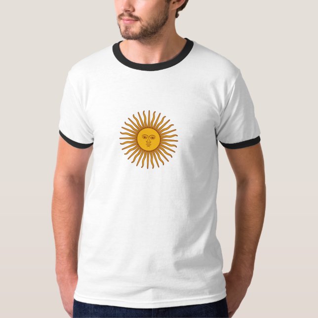 Argentine soleil de mai symbole T-shirt (Devant)