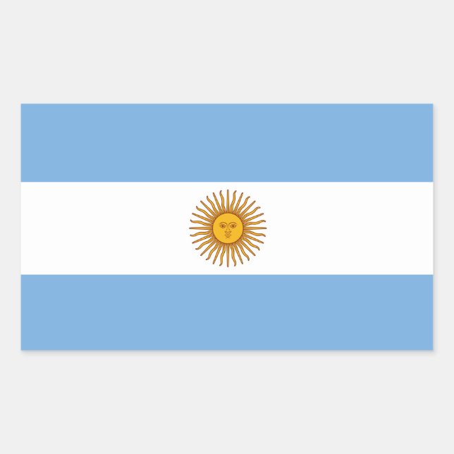 Argentine - Sticker à drapeau Bandeira Argentine (Devant)