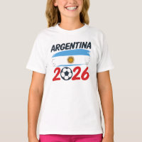 Argentinien 2026 Fußballfan-Design Flaggenfarben