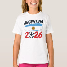Argentinien 2026 Fußballfan-Design Flaggenfarben