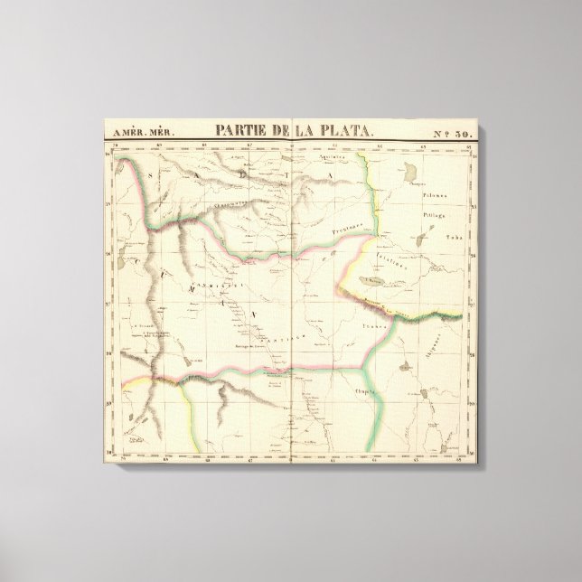 Argentinien 30 leinwanddruck (Vorderseite)