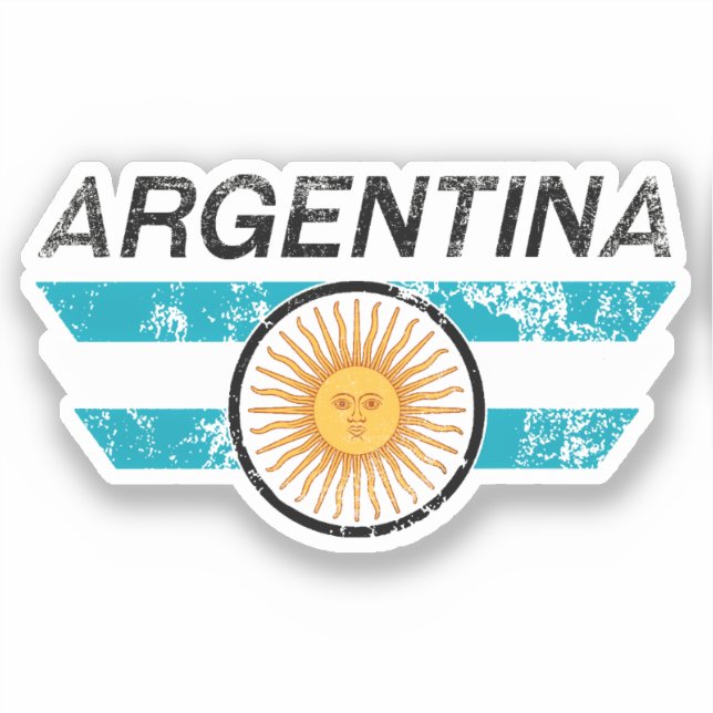 Argentinien Aufkleber (Vorderseite)
