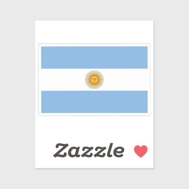 Argentinien Aufkleber (Blatt)