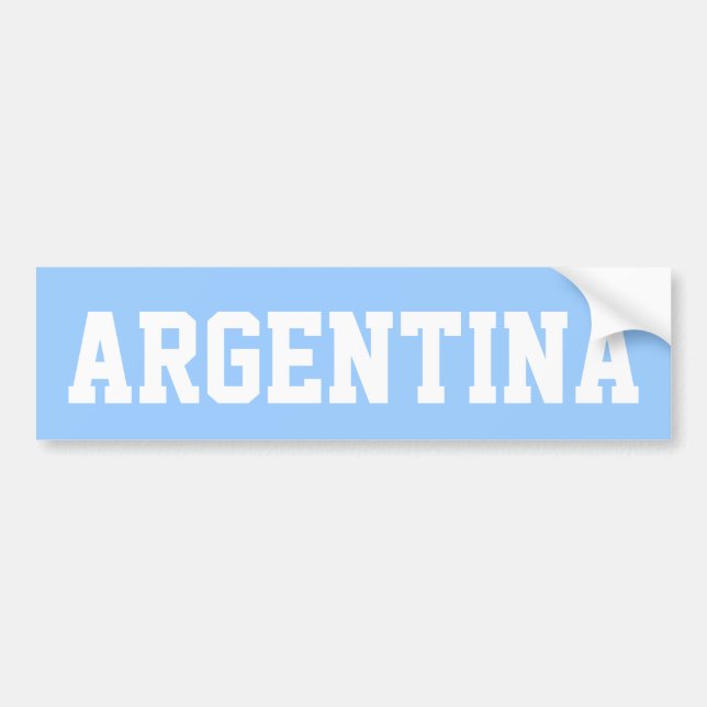 Argentinien Autoaufkleber (Vorne)