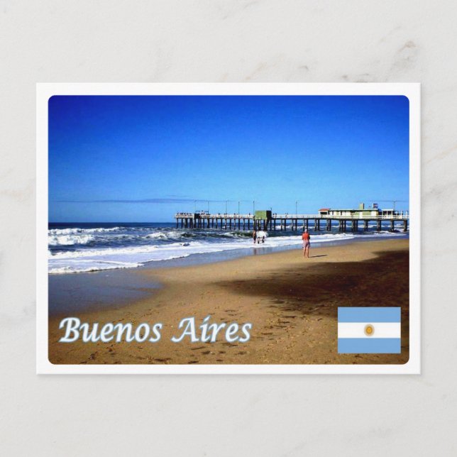 Argentinien - Buenos Aires - Pinamar - Postkarte (Vorderseite)