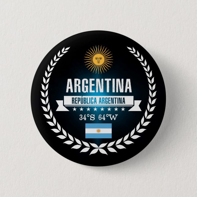 Argentinien Button (Vorderseite)
