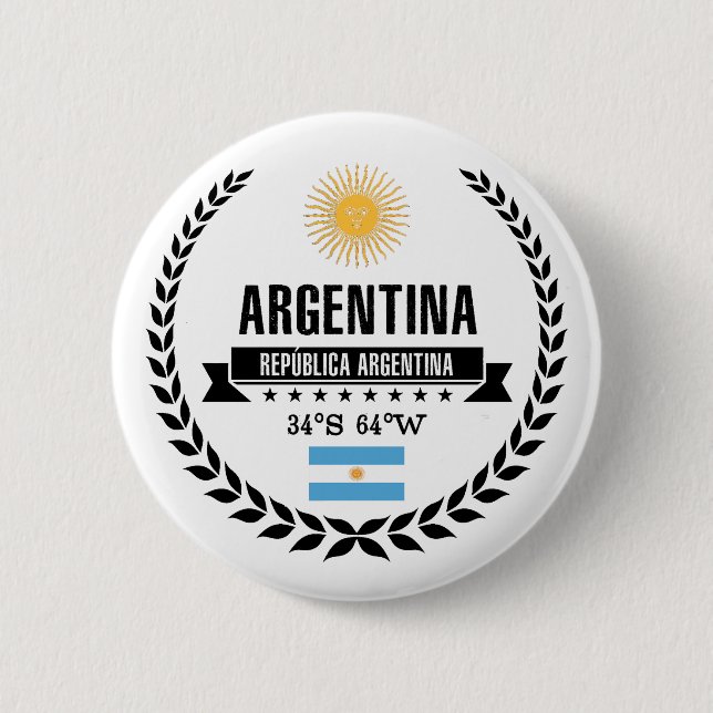 Argentinien Button (Vorderseite)