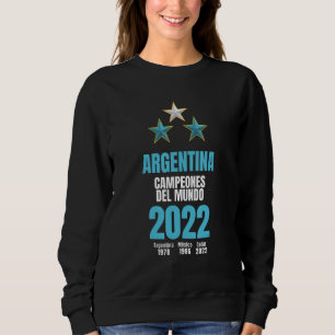 Argentinien Campeones del Mundo 2022 Sweatshirt