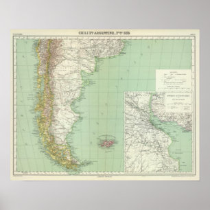 Argentinien, Chile Poster