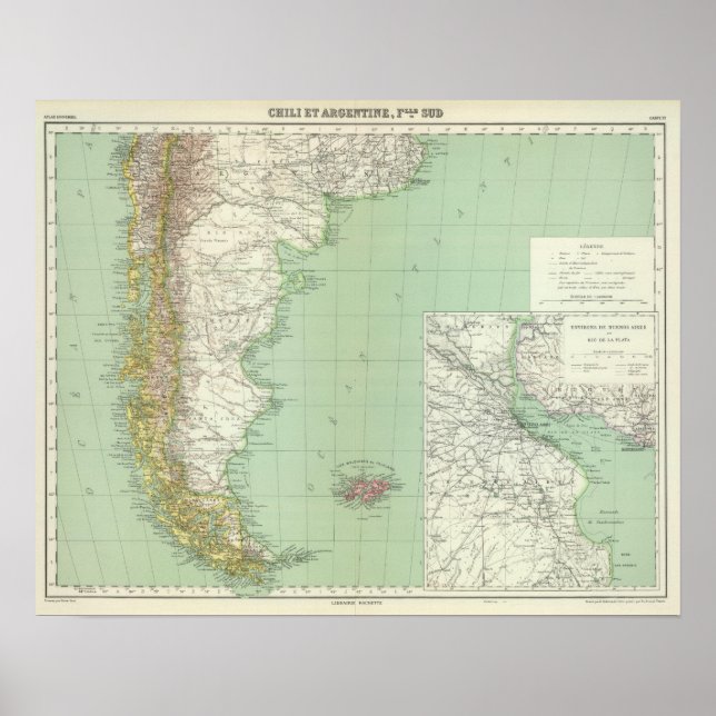 Argentinien, Chile Poster (Vorne)