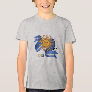 Argentinien D10S Fußball-Legende Jugend-T-Shirt Tri-Blend Shirt