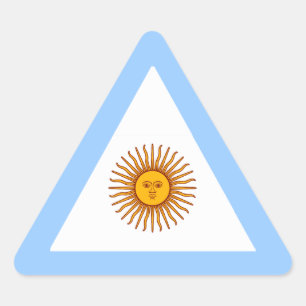 ARGENTINIEN DREIECKIGER AUFKLEBER