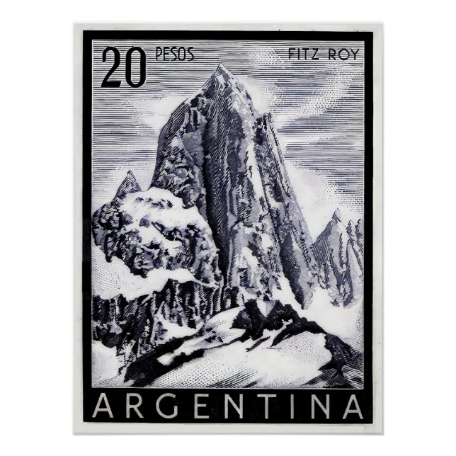 Argentinien El Chalten Poster (Vorderseite)