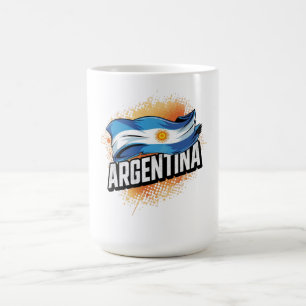 Argentinien Flag Football Fan Shirt 2026 Kaffeetasse
