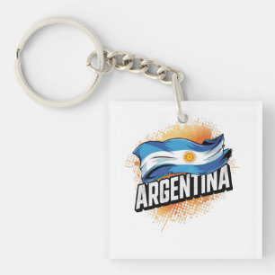 Argentinien Flag Football Fan Shirt 2026 Schlüsselanhänger