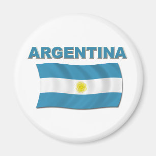 Argentinien-Flagge 1 Magnet