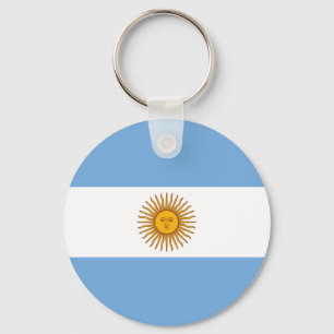 Argentinien-Flagge AR Schlüsselanhänger