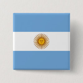 Argentinien-Flagge Button