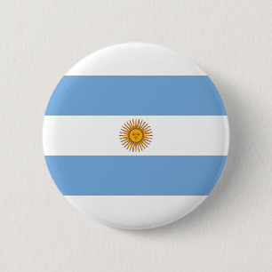 Argentinien-Flagge Button