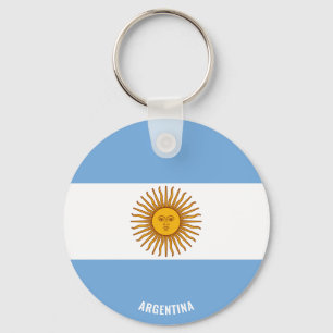 Argentinien Flagge Charmant Patriotisch Schlüsselanhänger