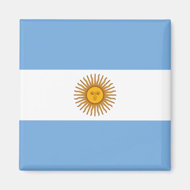 Argentinien-Flagge Magnet (Vorne)