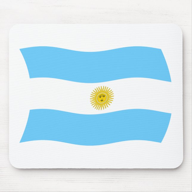 Argentinien-Flagge-Mauspad Mousepad (Vorne)