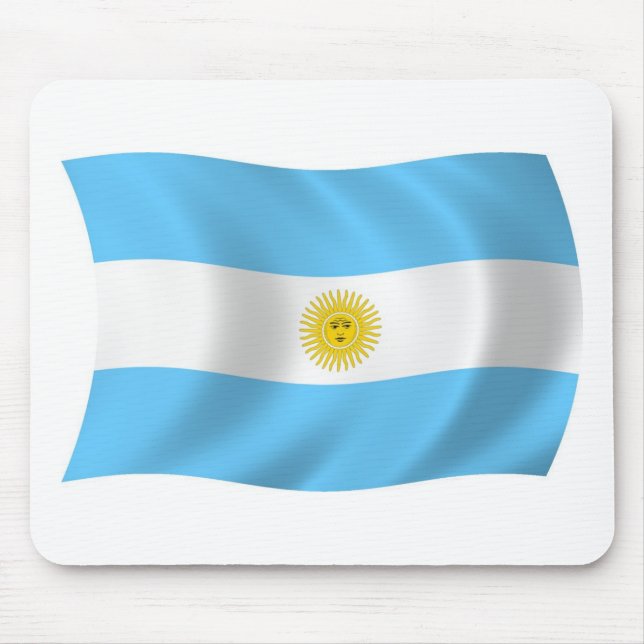 Argentinien-Flagge-Mauspad Mousepad (Vorne)