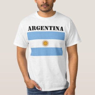 Argentinien Flagge Meisterschaft Fußball T-Shirt