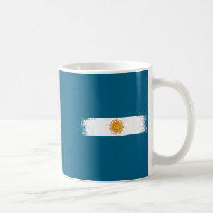 Argentinien-Flagge Nationaler Stolz Grafik Srts Fa Kaffeetasse
